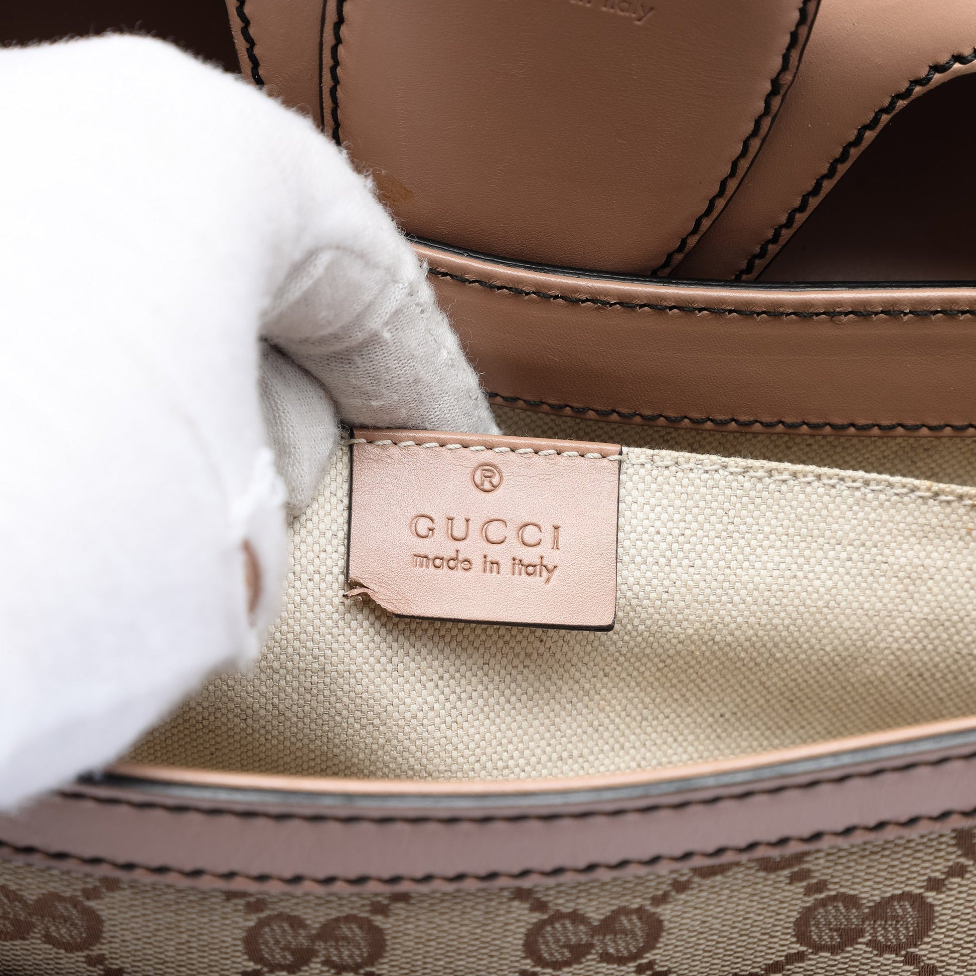 Gucci Medium GG Canvas Emily Shoulder Bag