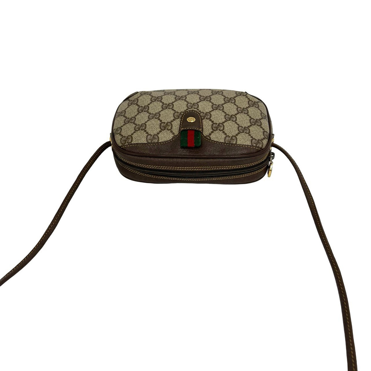 Gucci GG Supreme Web Sherry Shoulder Bag