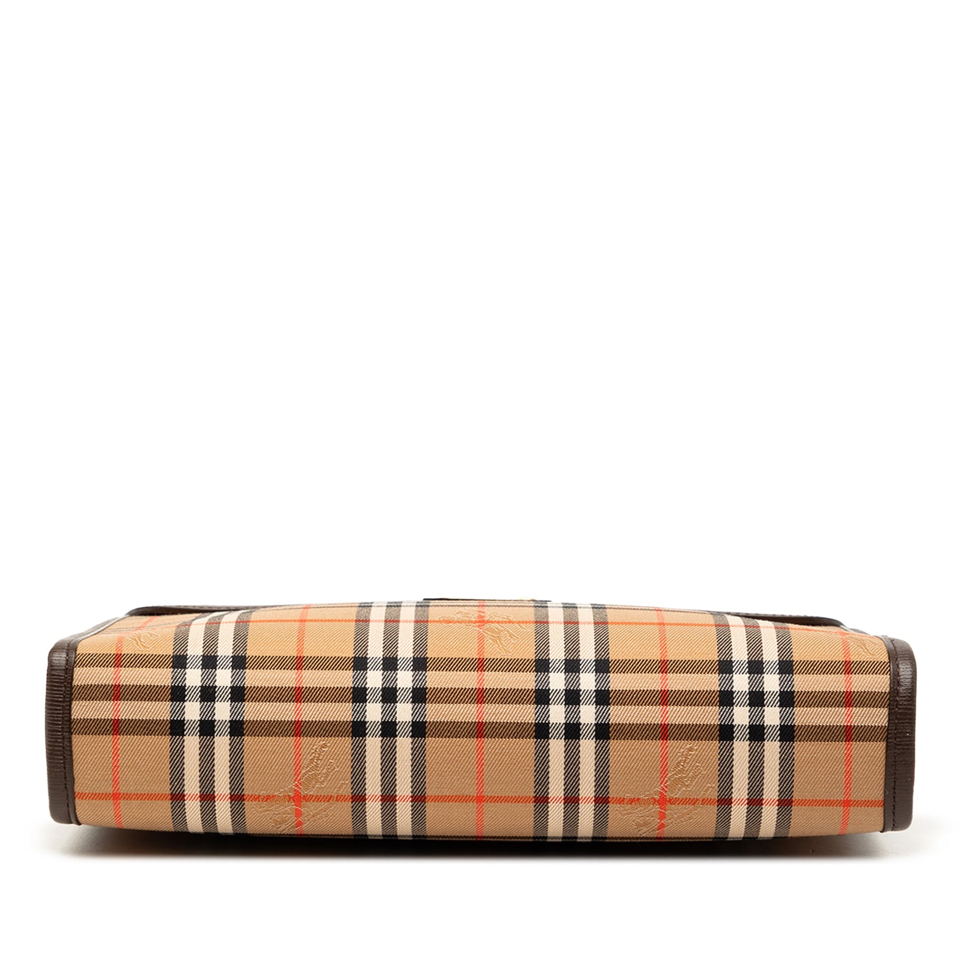 Burberry Haymarket Check Canvas Clutch