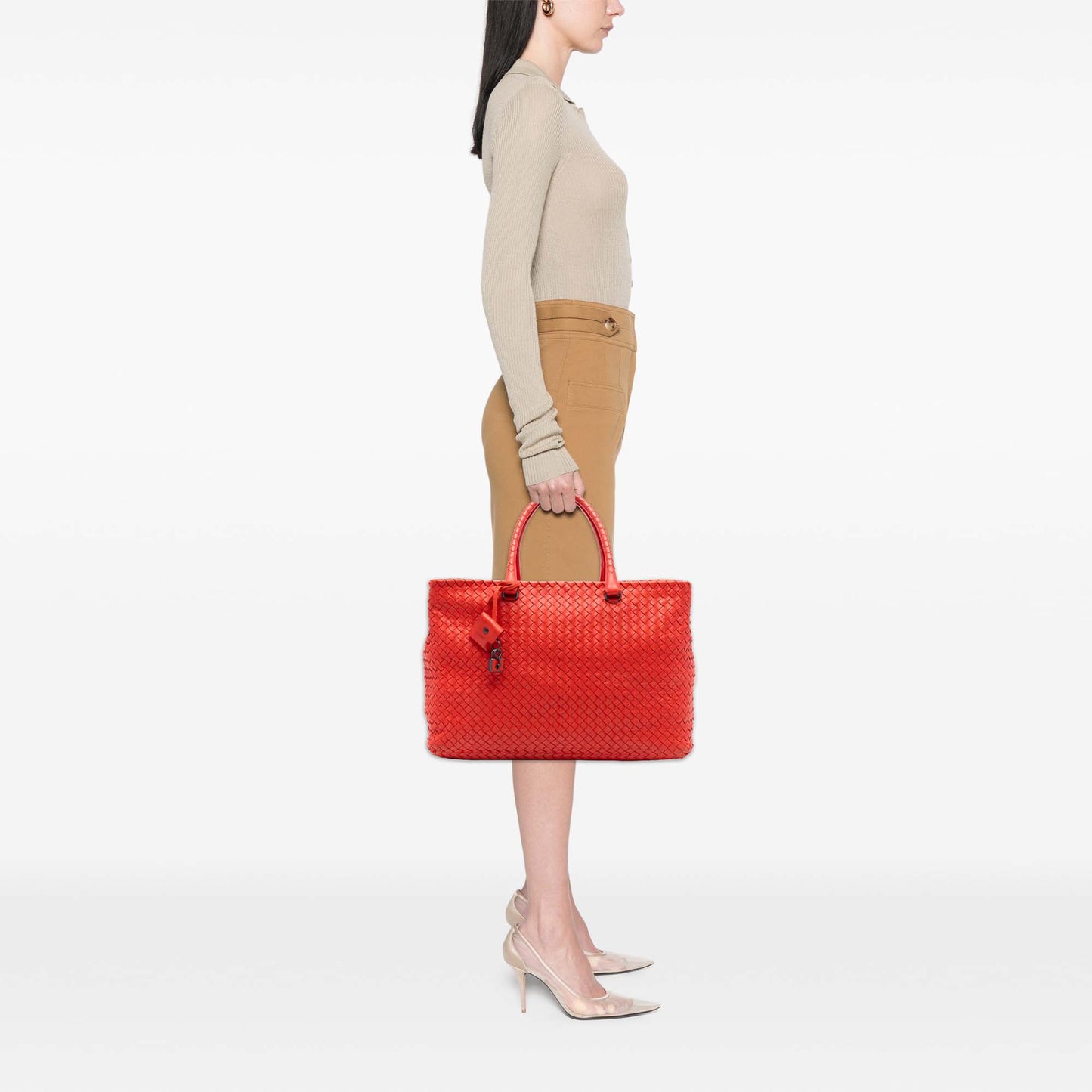 Bottega Veneta Nappa Intrecciato Brick Tote