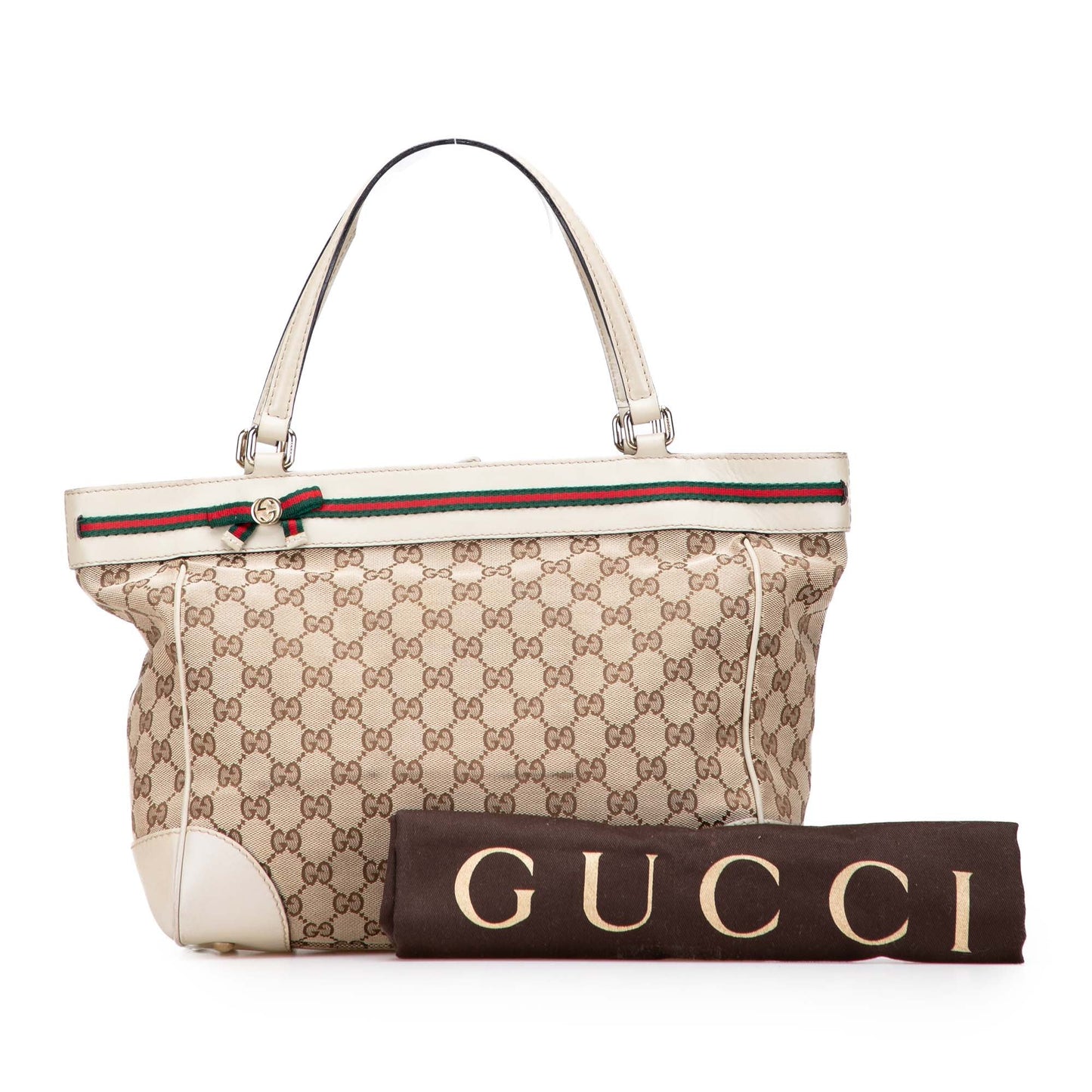 Gucci GG Canvas Web Mayfair Tote