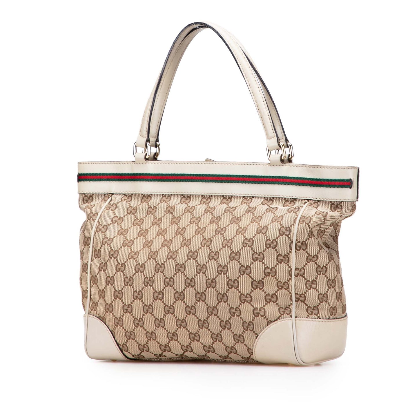 Gucci GG Canvas Web Mayfair Tote