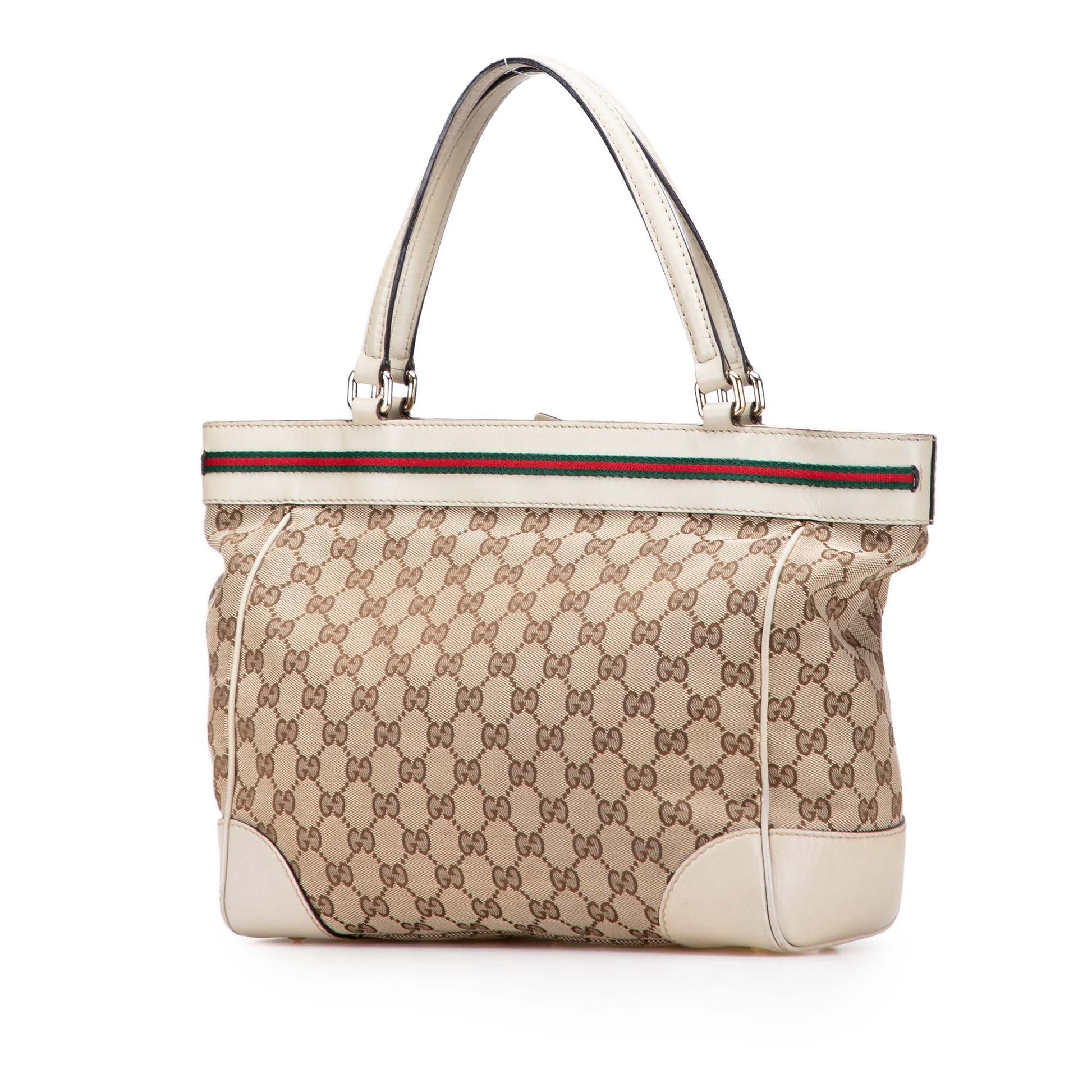 Gucci GG Canvas Web Mayfair Tote