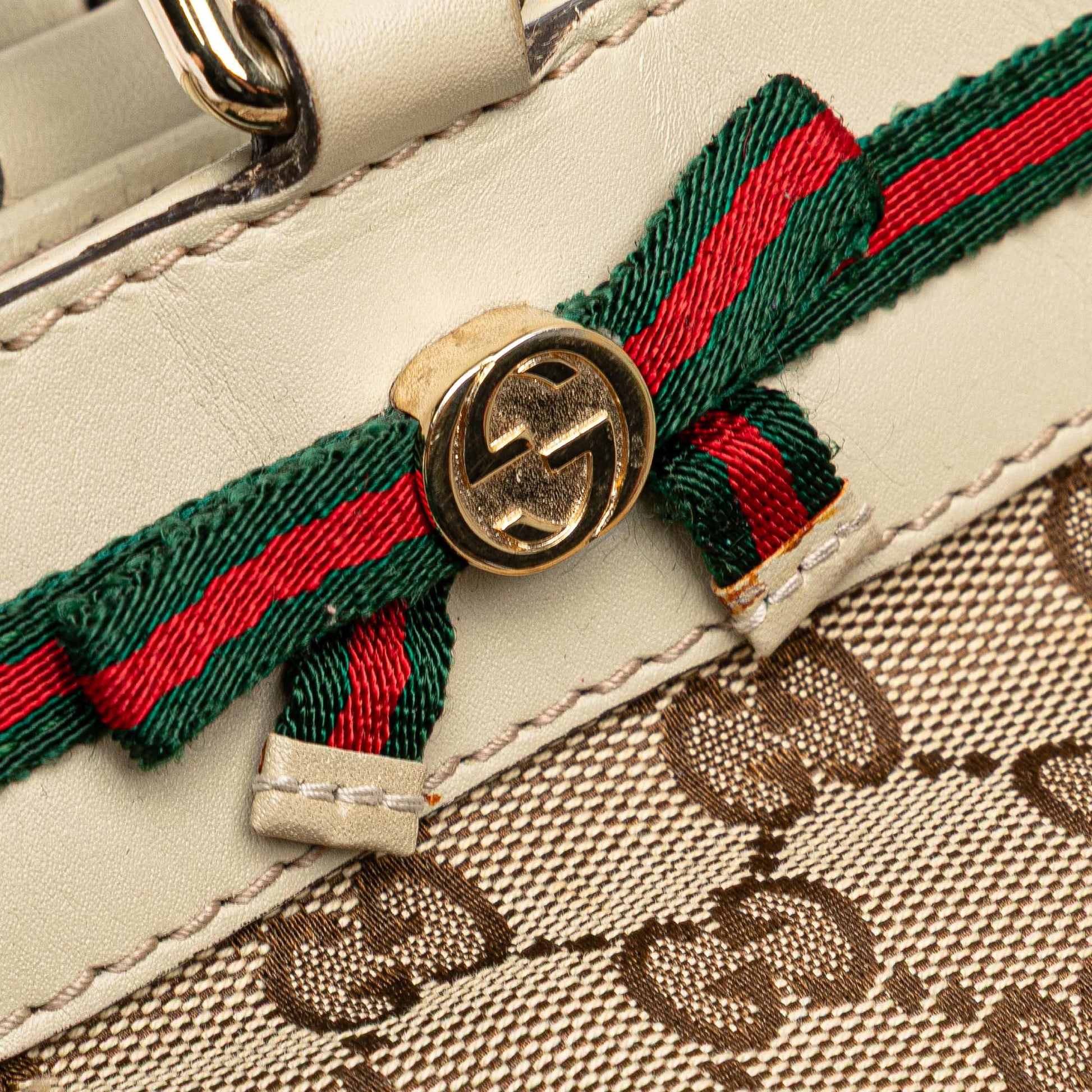 Gucci GG Canvas Web Mayfair Tote