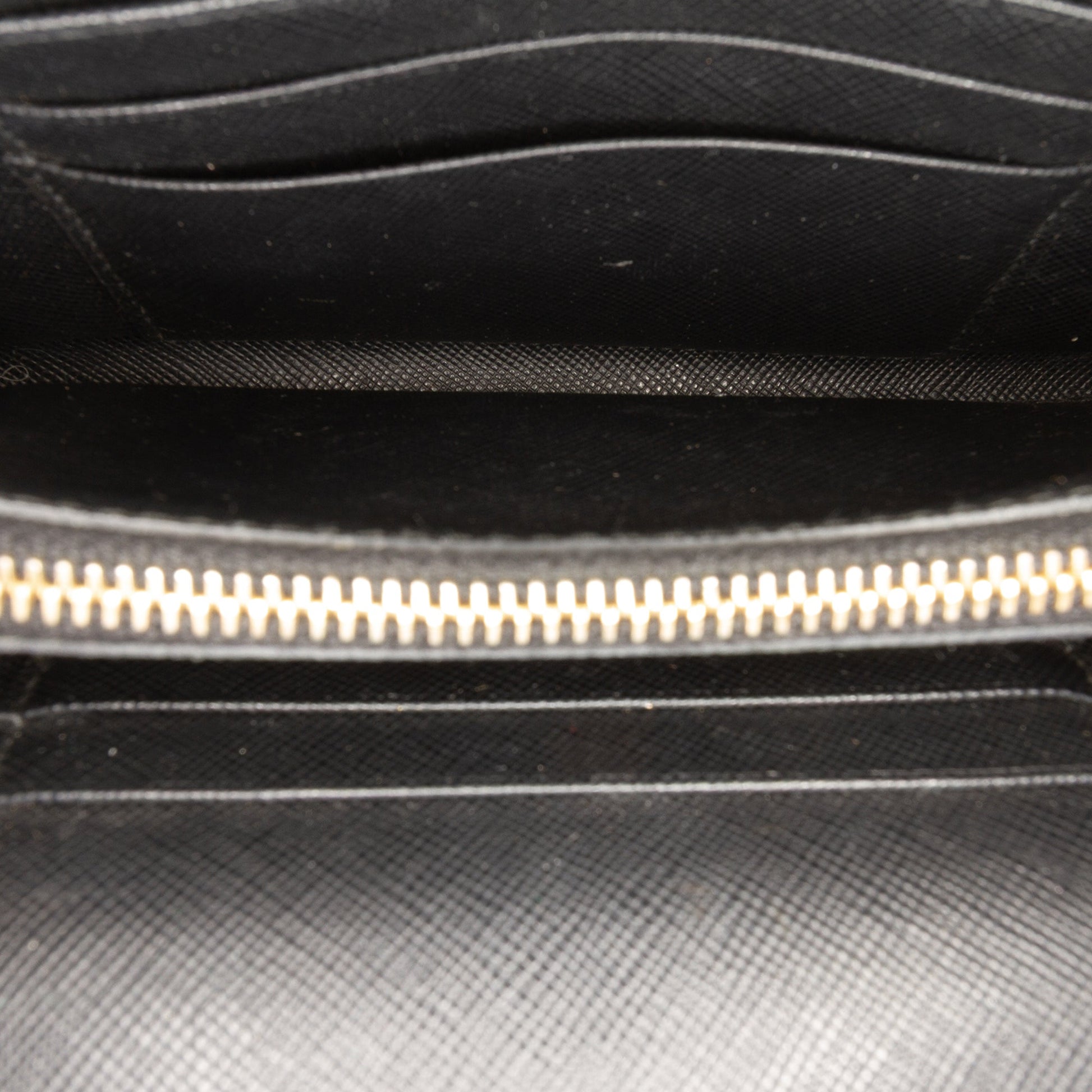 Prada Saffiano Wallet on Strap