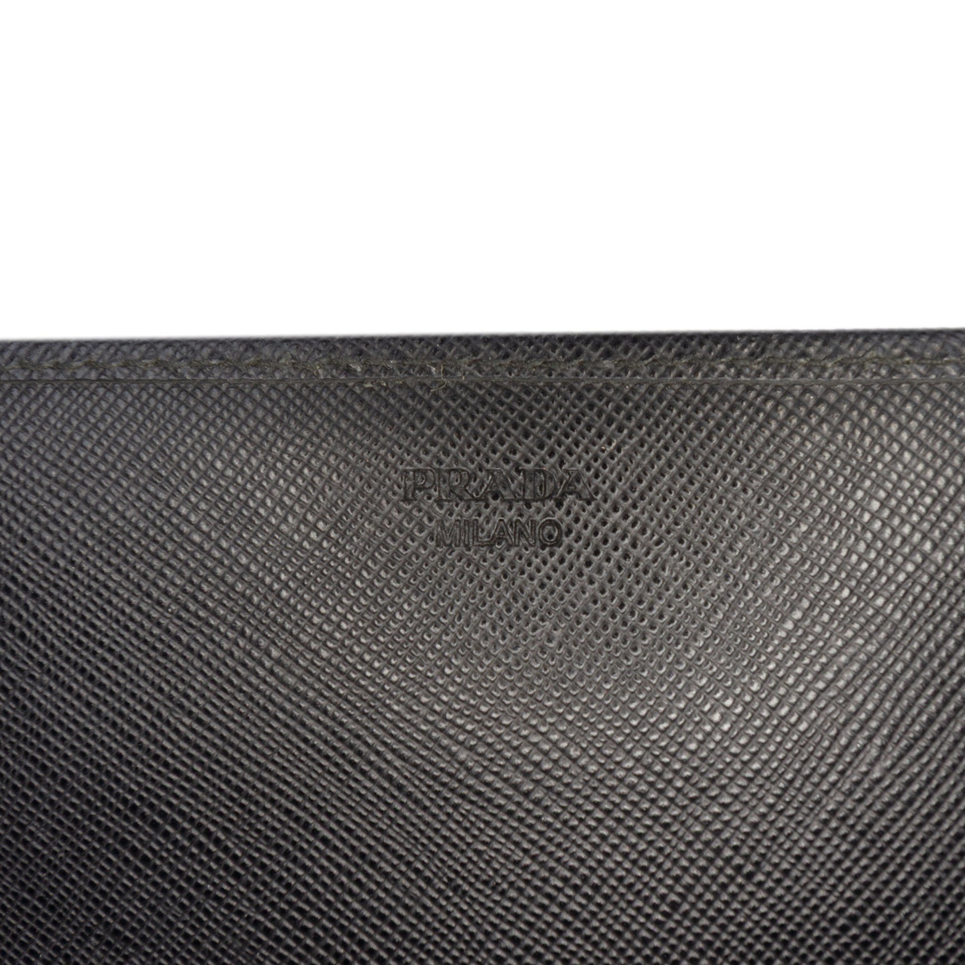 Prada Saffiano Wallet on Strap