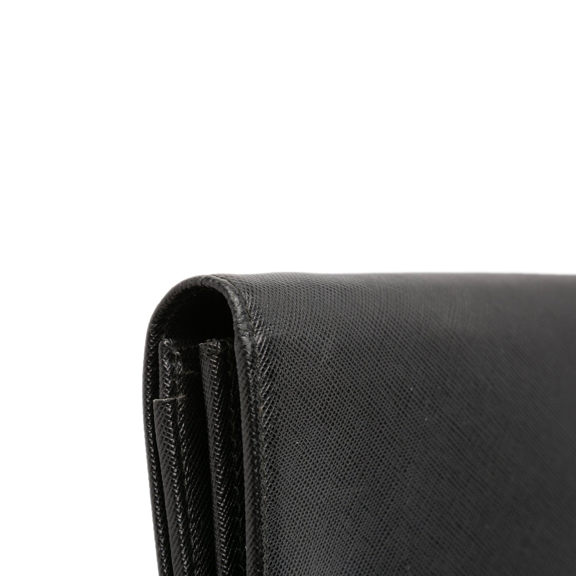 Prada Saffiano Wallet on Strap