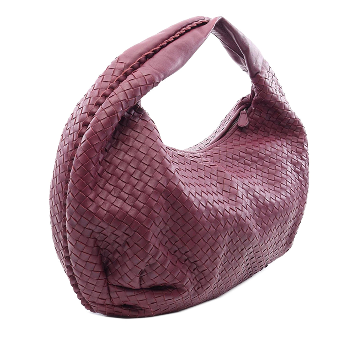 Bottega Veneta Intrecciato Hobo Bag — Purple