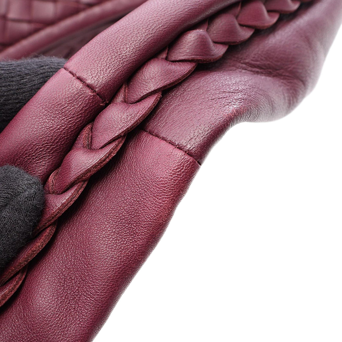 Bottega Veneta Intrecciato Hobo Bag — Purple