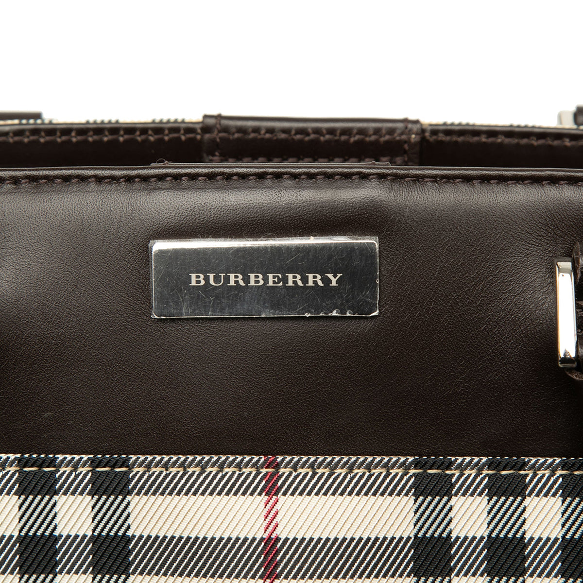 Burberry House Check Canvas Tote
