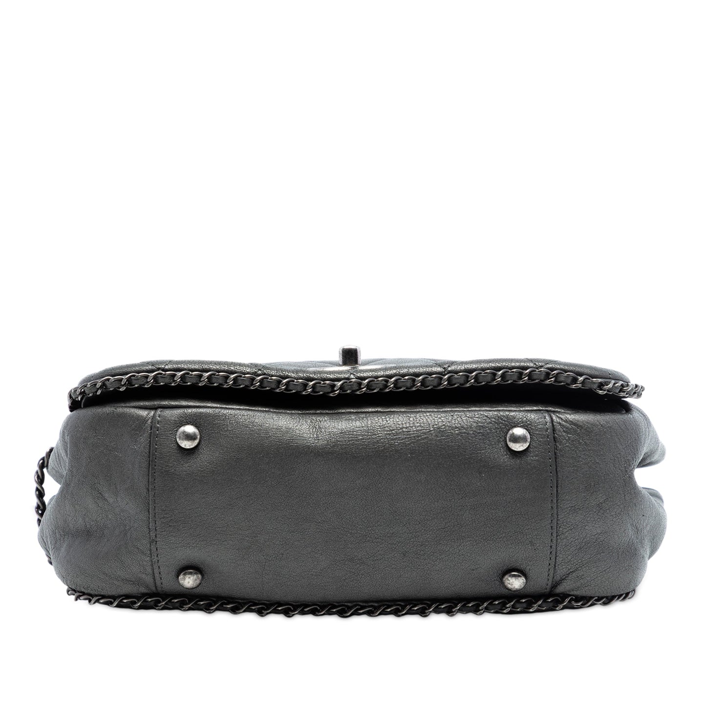 Chanel Small Quilted Calfskin CC Enchained Accordion Flap
