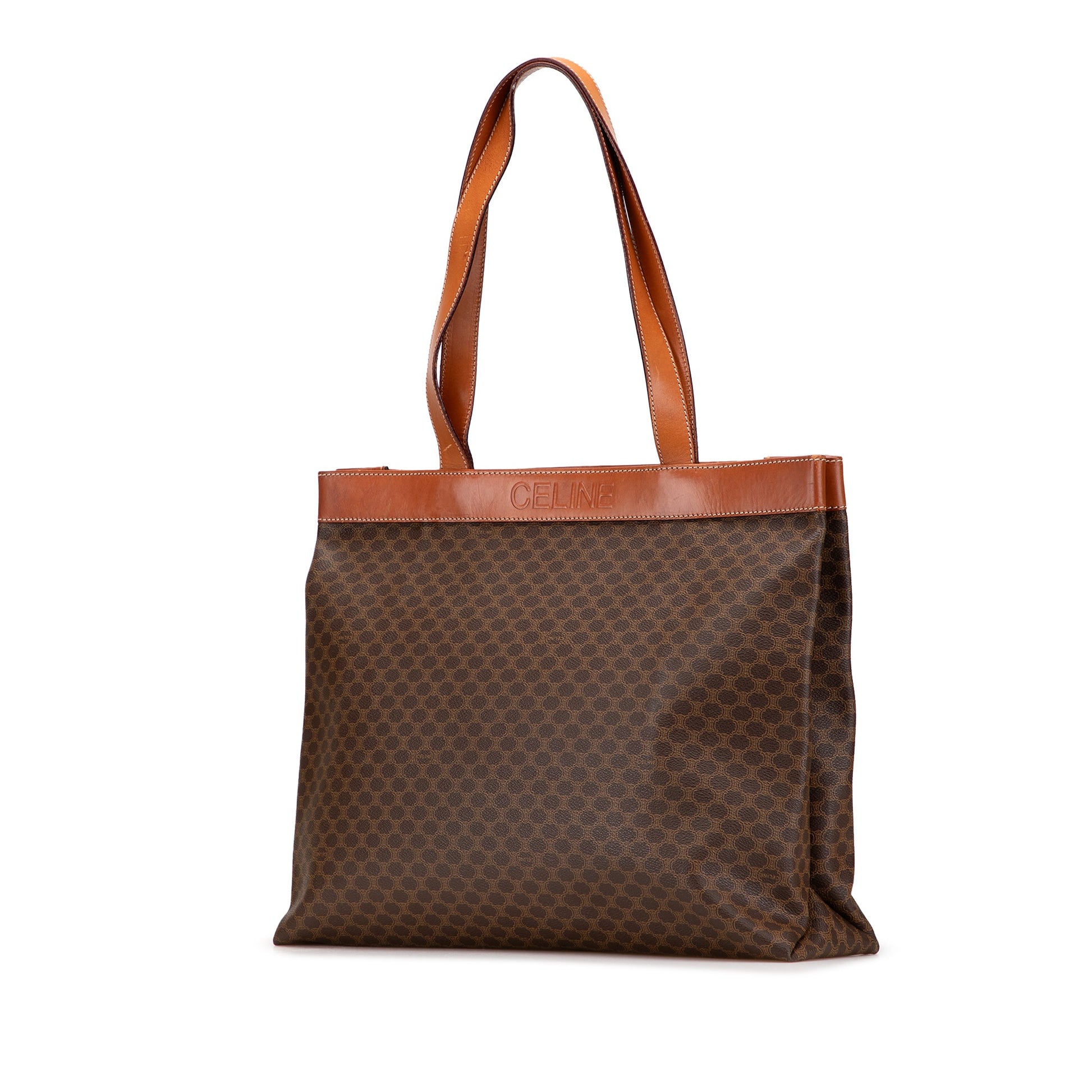 Celine Macadam Coated Canvas Tote