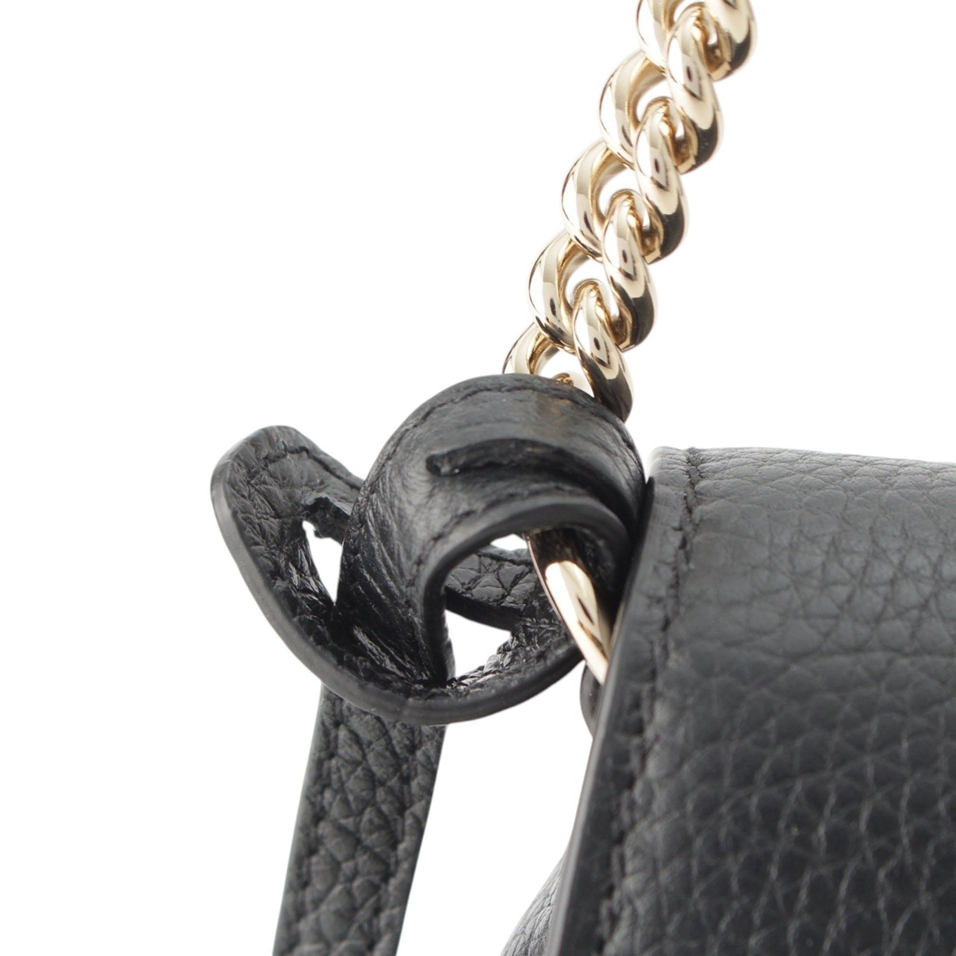Gucci Medium Calfskin Soho Chain Flap Crossbody