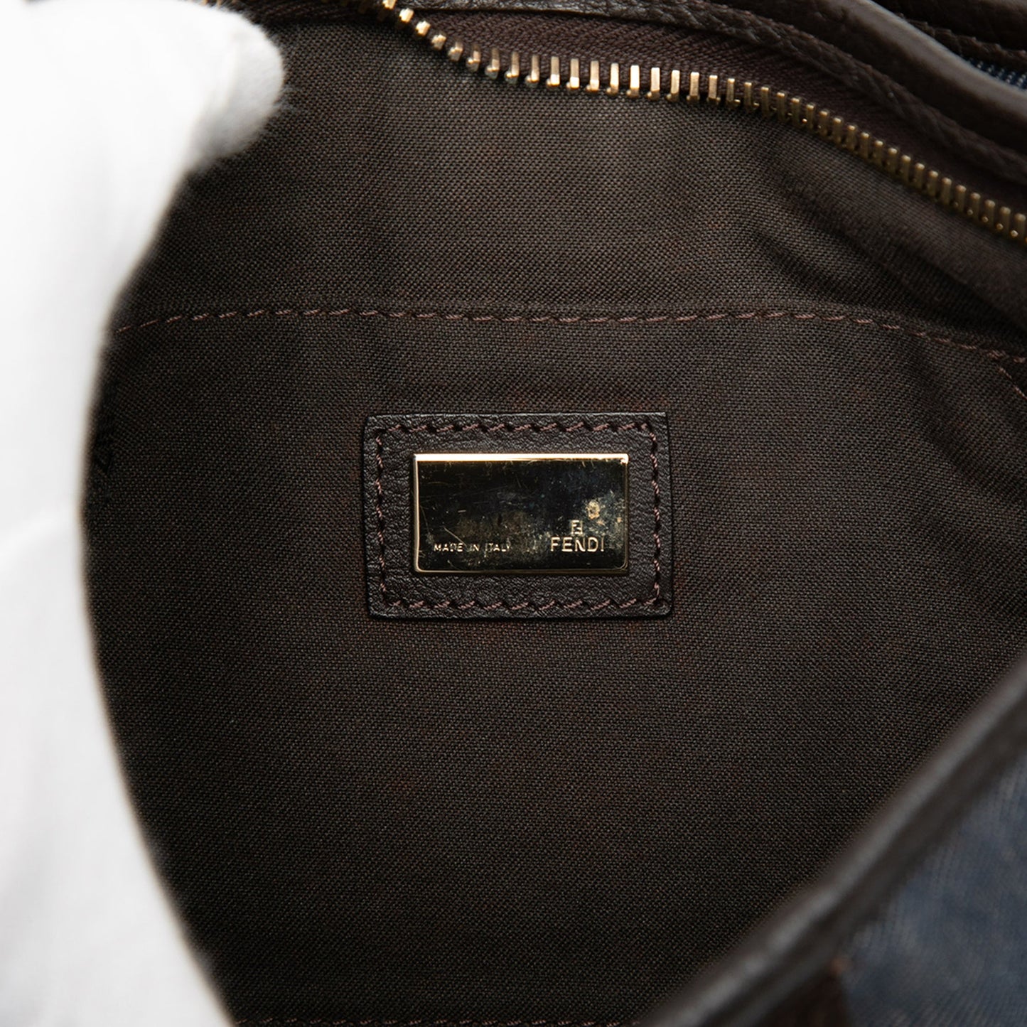 Fendi Denim Pochette Crossbody