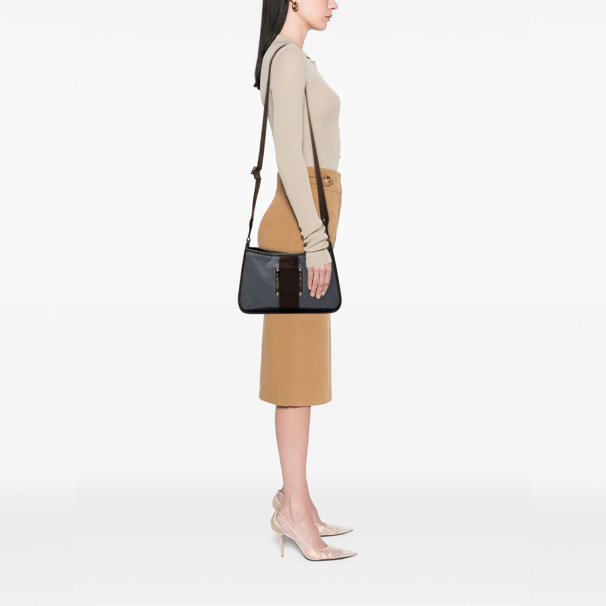 Fendi Denim Pochette Crossbody