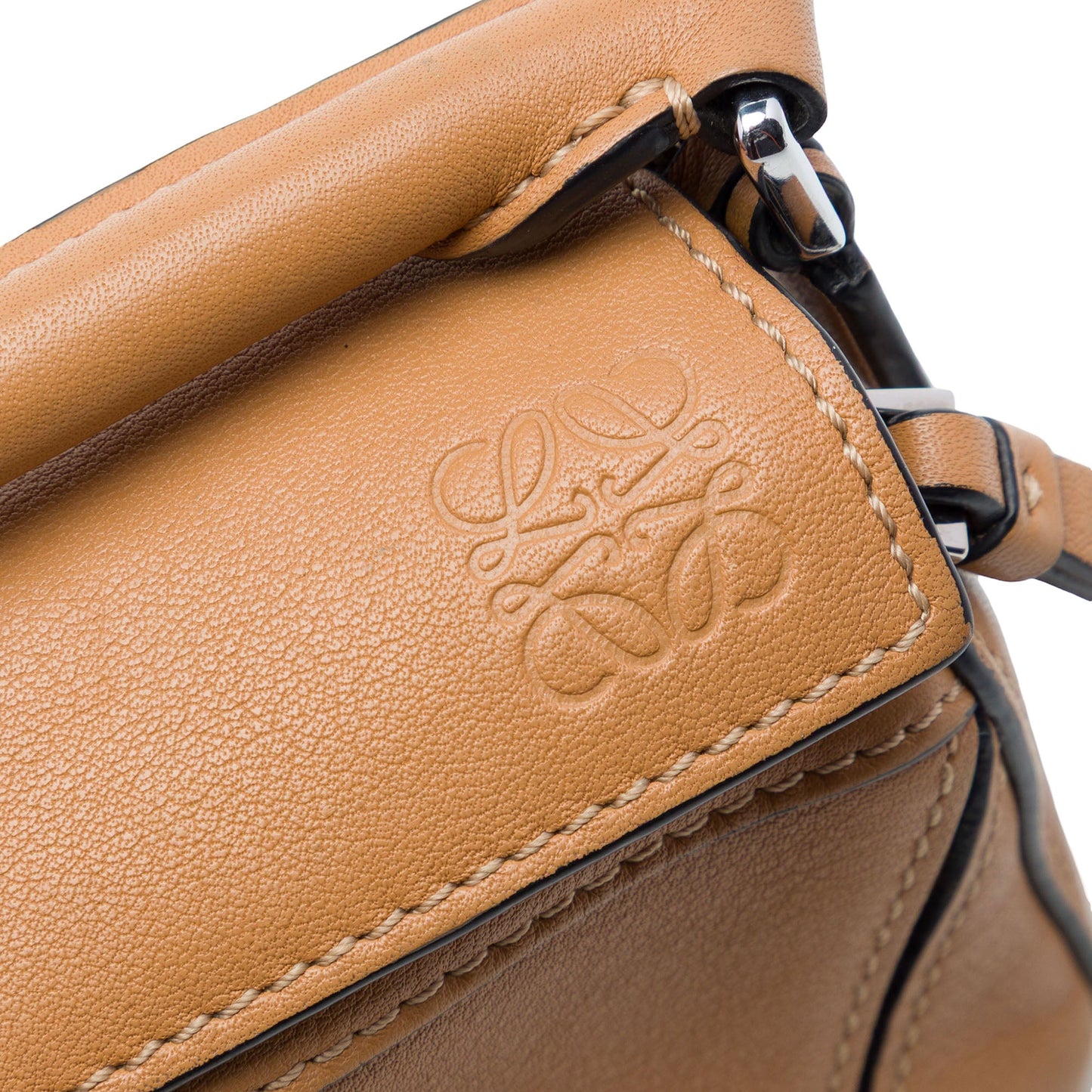 LOEWE Nano Calfskin Puzzle Satchel
