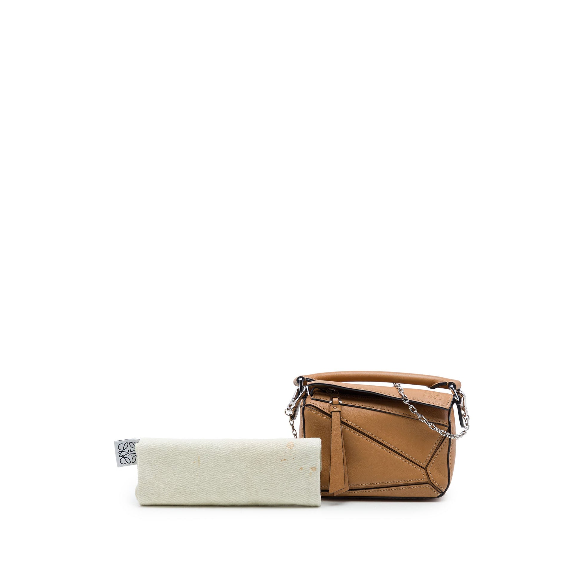 LOEWE Nano Calfskin Puzzle Satchel