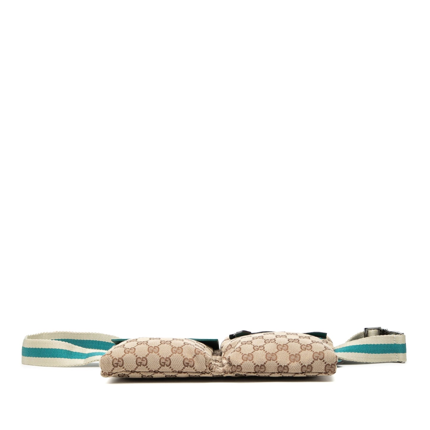 Gucci GG Canvas Web Double Pocket Belt Bag