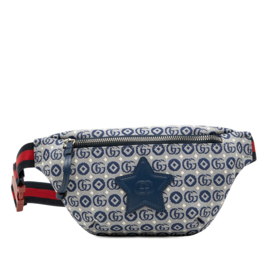 Gucci Kids GG Canvas Star Web Belt Bag