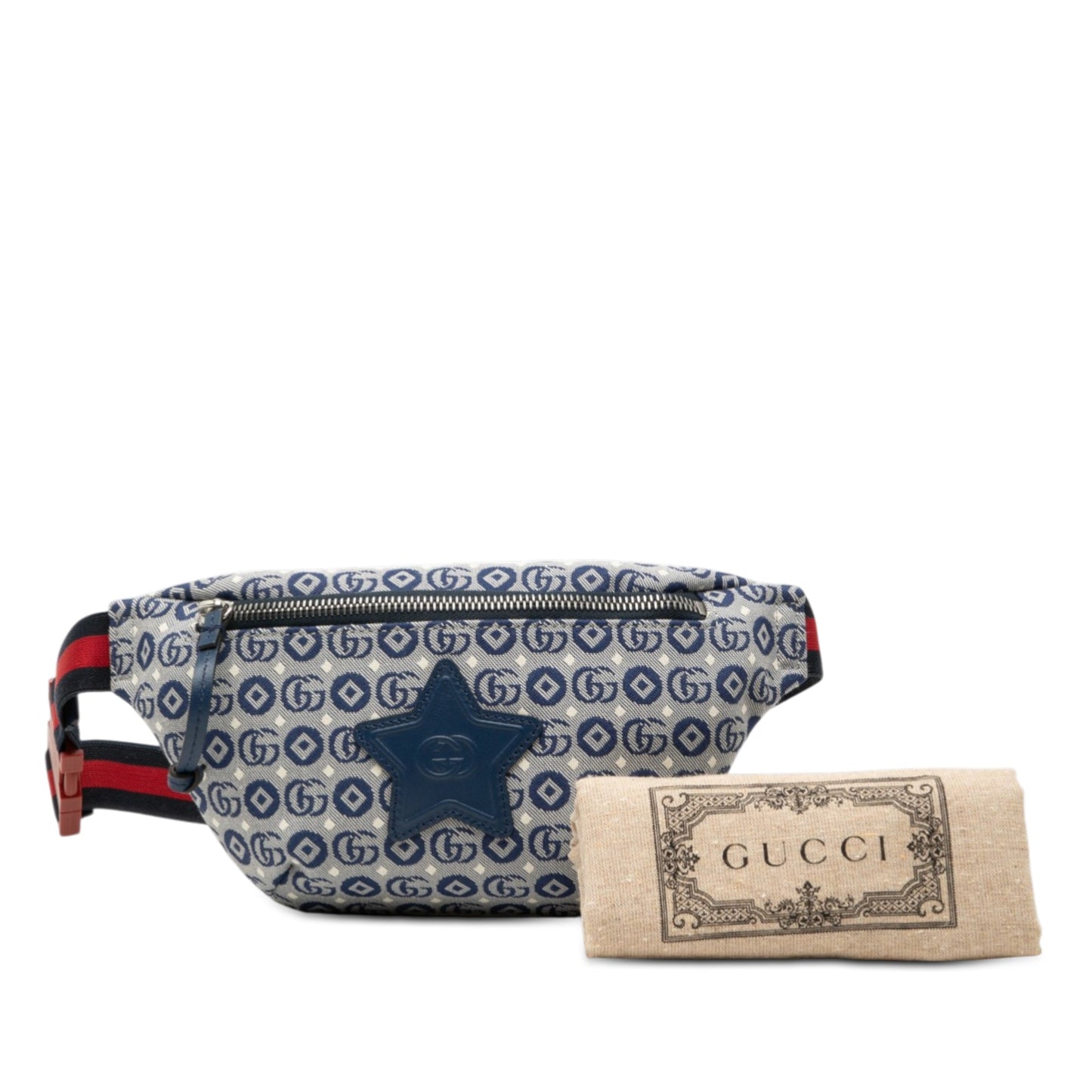 Gucci Kids GG Canvas Star Web Belt Bag