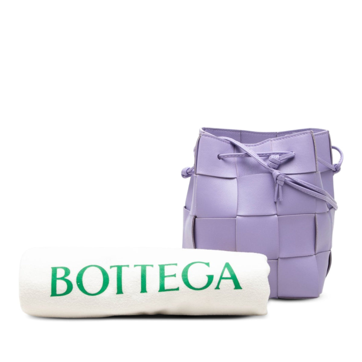 Bottega Veneta Small Nappa Maxi Intrecciato Cassette Bucket Bag