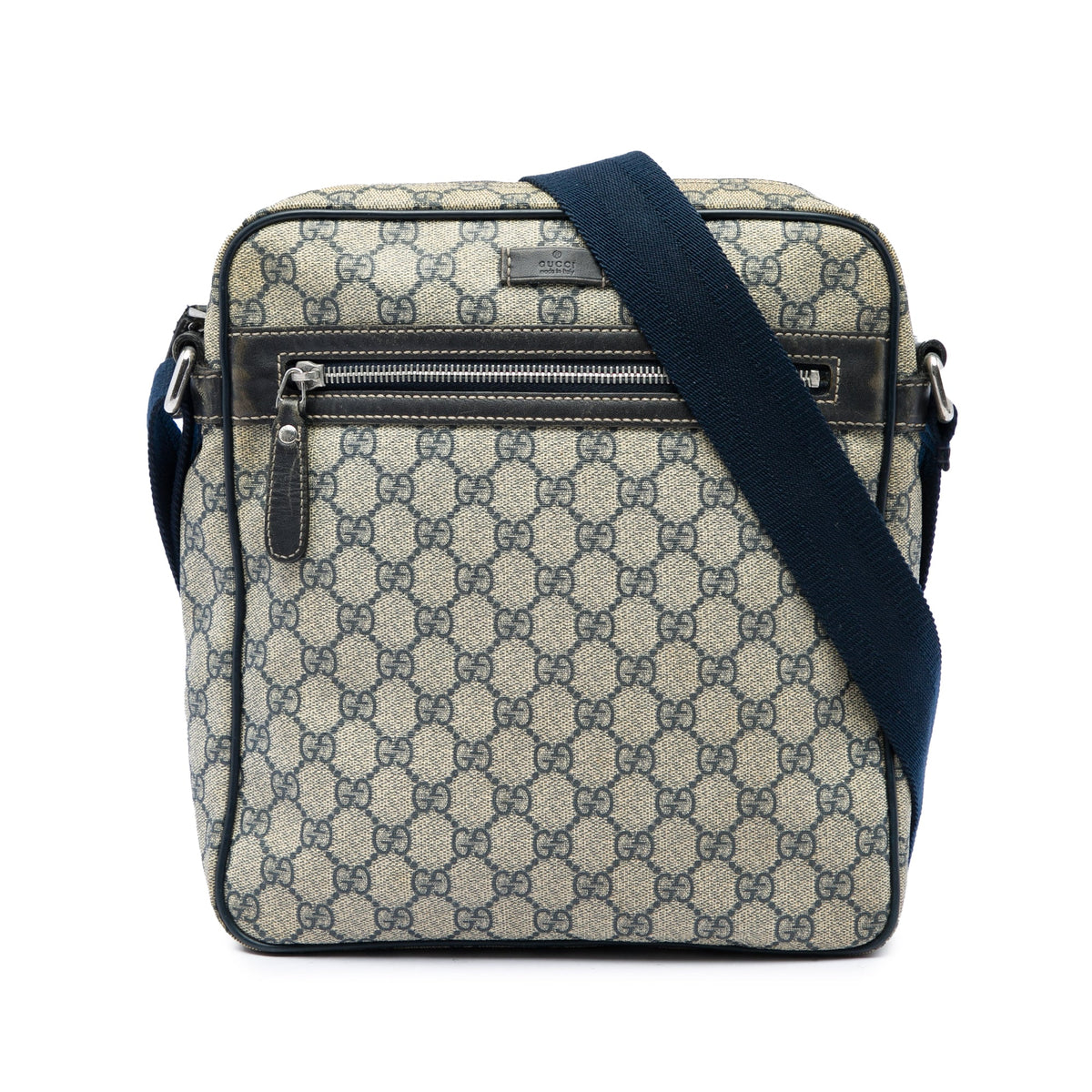 Gucci GG Supreme Crossbody — Beige
