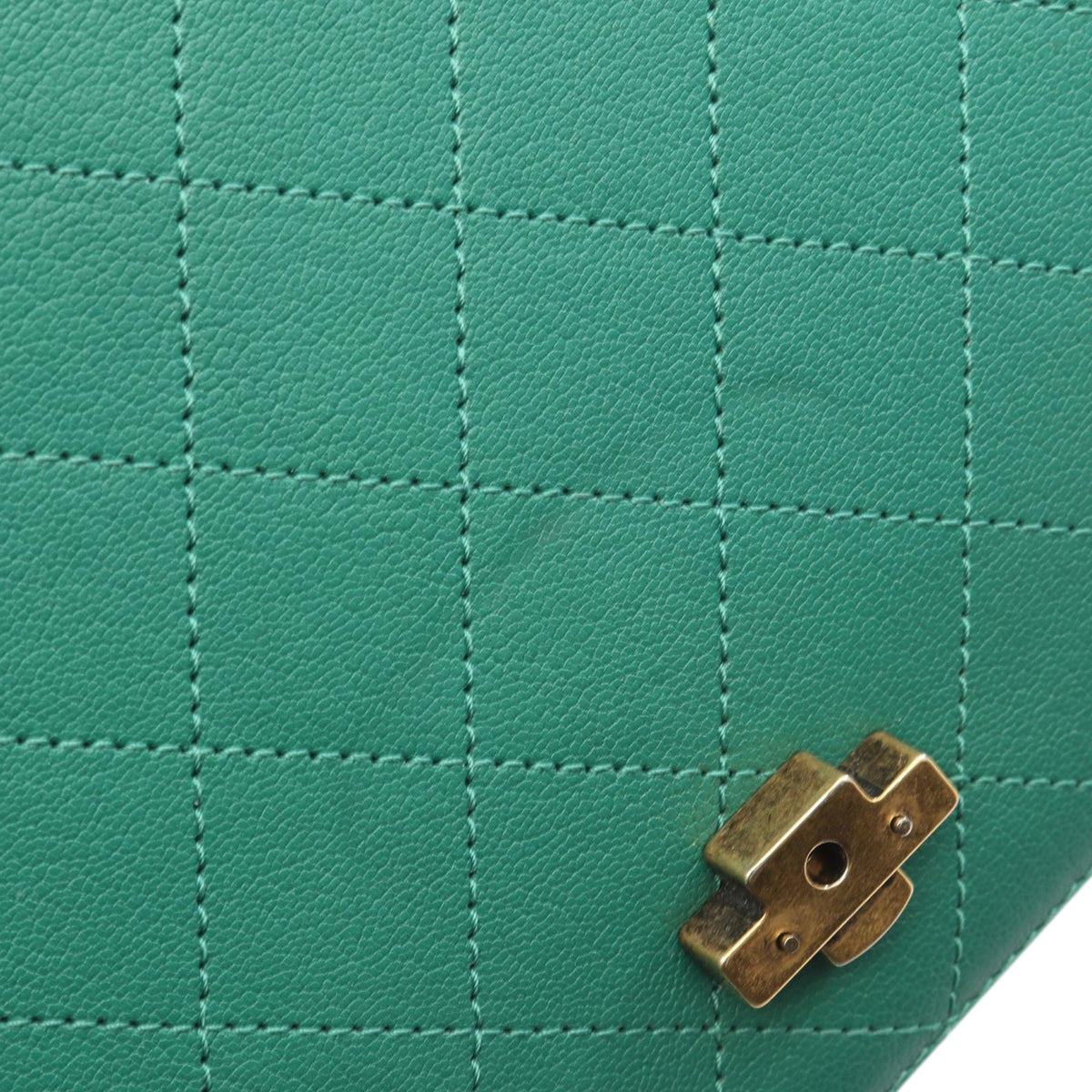 Chanel Medium Shiny Calfskin and Quilted Goatskin Coco Curve Flap