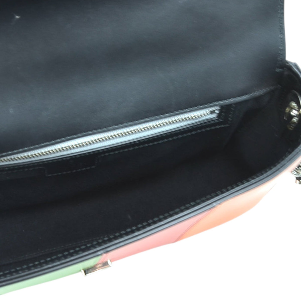 Gucci Small Multicolor Calfskin Senna Petite GG Top Handle Bag