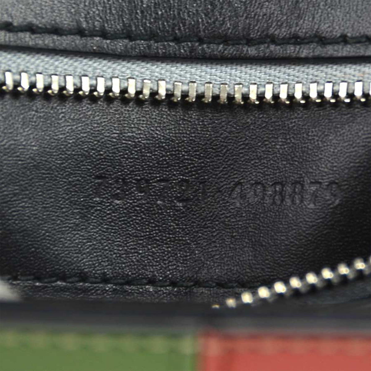 Gucci Small Multicolor Calfskin Senna Petite GG Top Handle Bag
