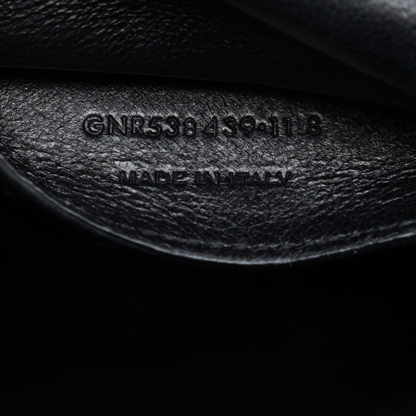 Saint Laurent Small Metallic Grain De Poudre Monogram Vicky Chain Bag