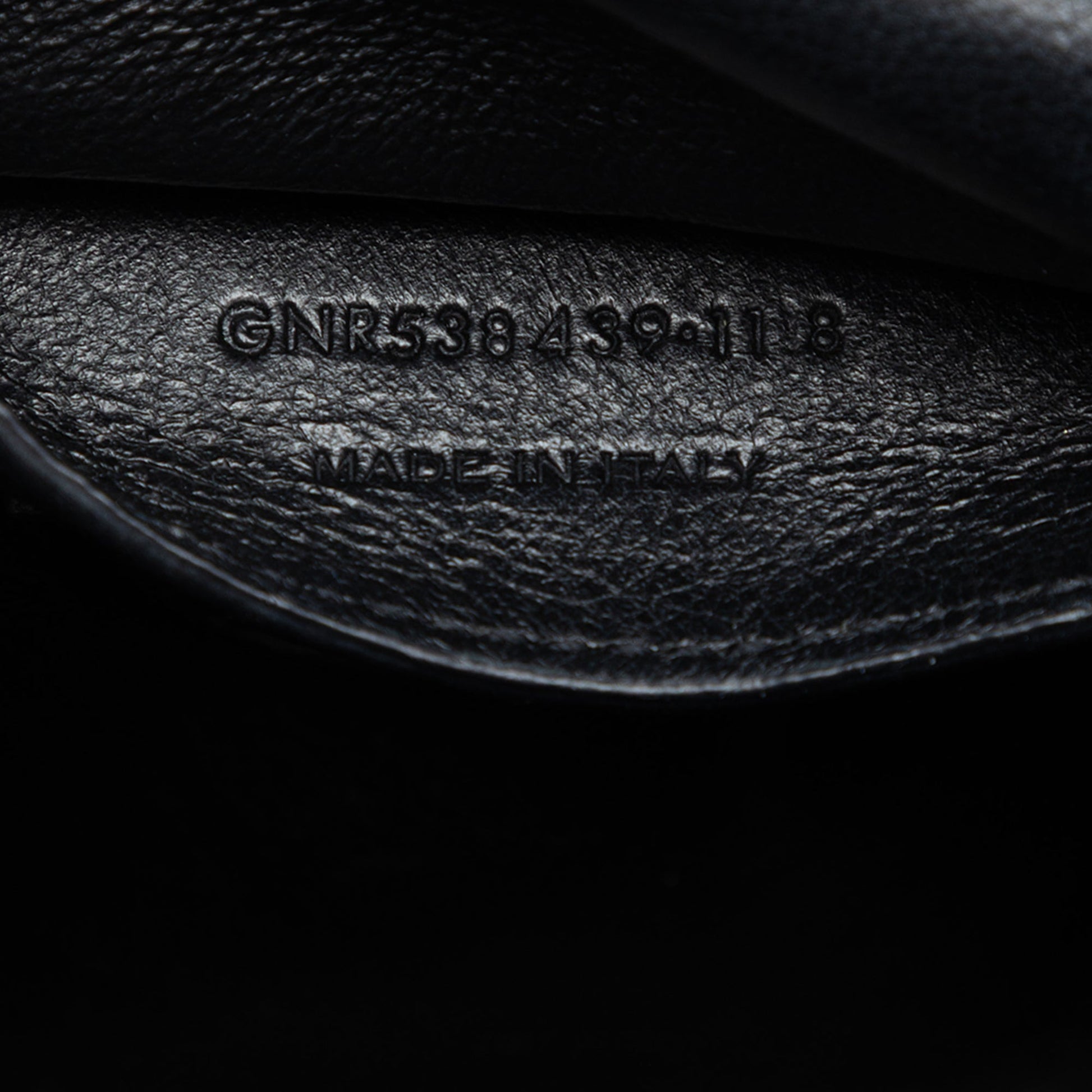 Saint Laurent Small Metallic Grain De Poudre Monogram Vicky Chain Bag