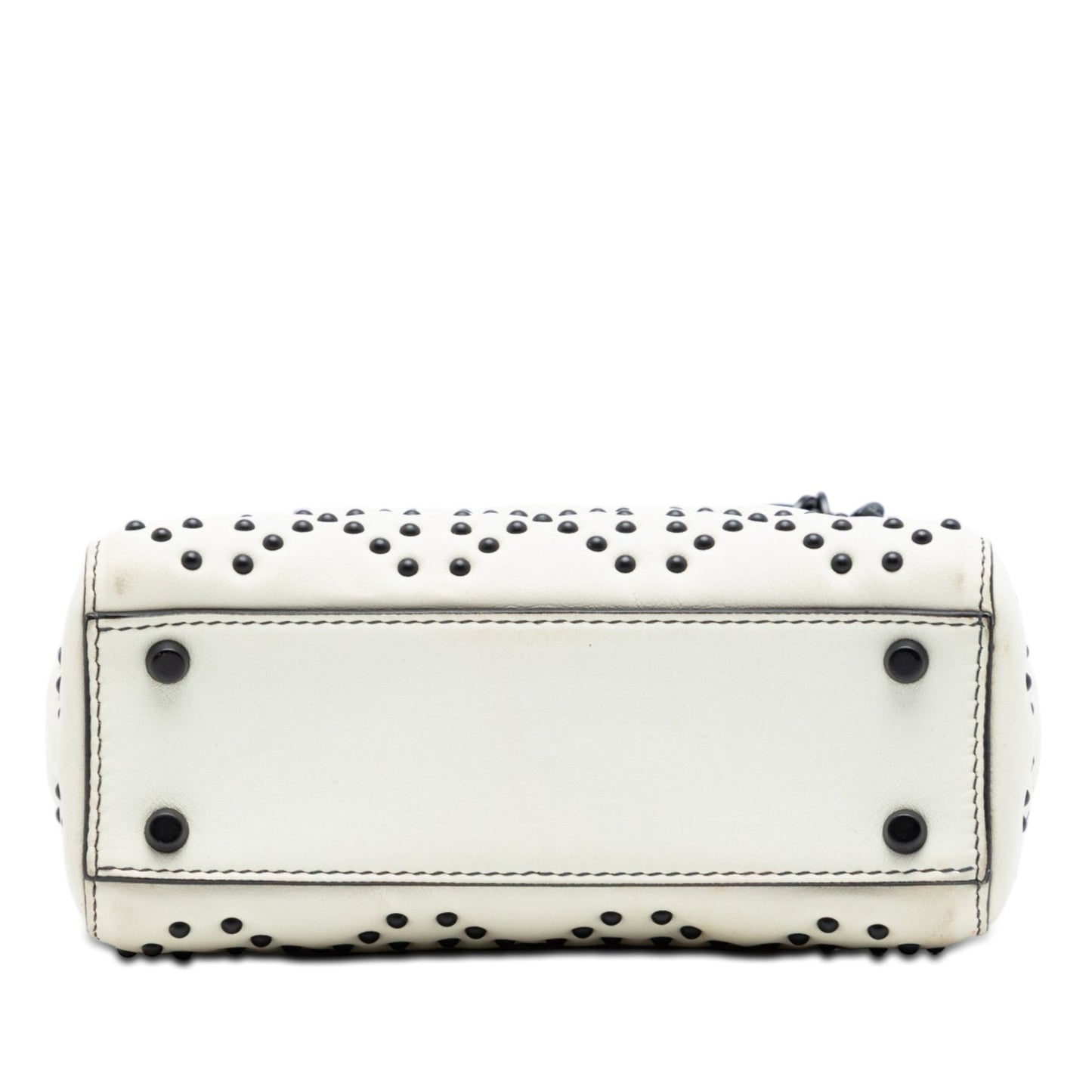 Dior Mini Ultra Matte Calfskin Cannage Studded Supple Lady Dior