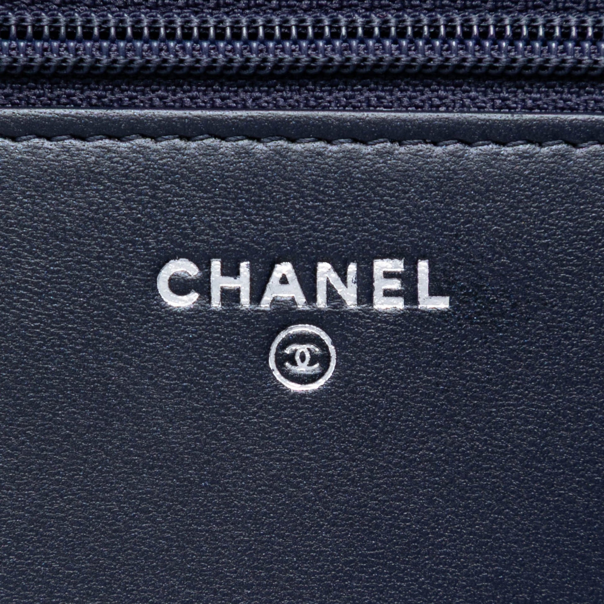 Chanel CC Quilted Lambskin Pearl Strap Wallet on Chain