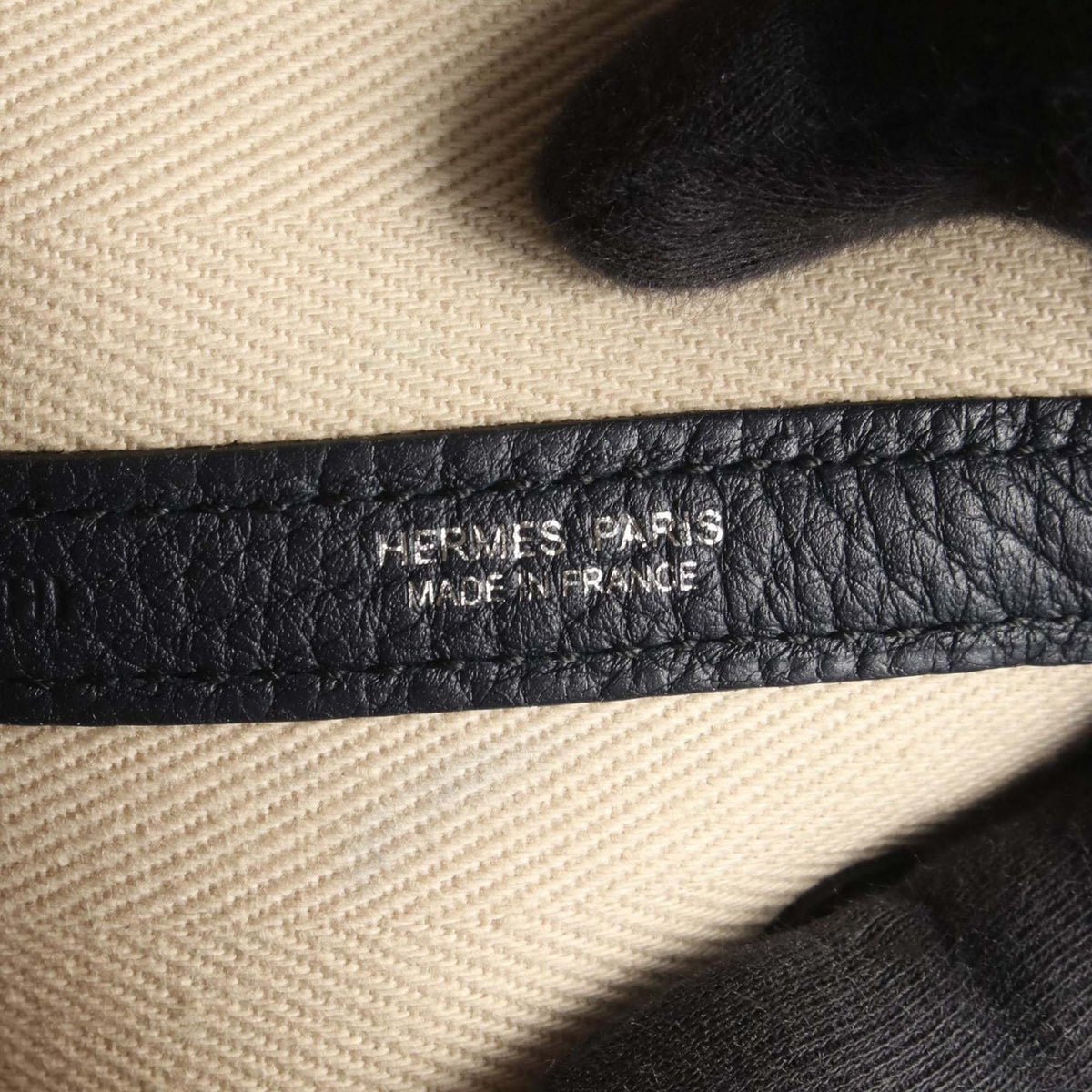 Hermès Toile and Negonda Garden Party TPM — Beige