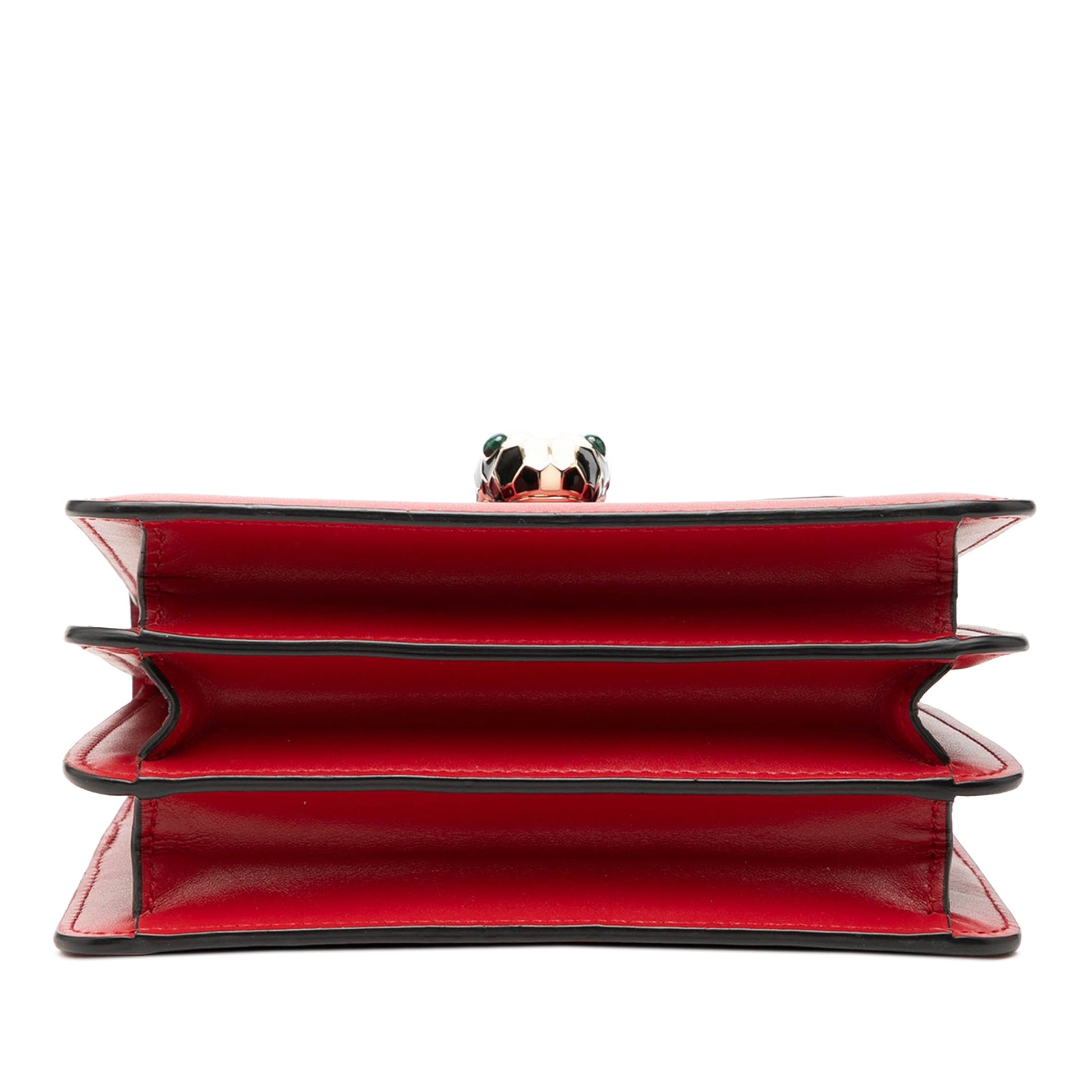 Bvlgari Small Calfskin Serpenti Forever Top Handle Bag
