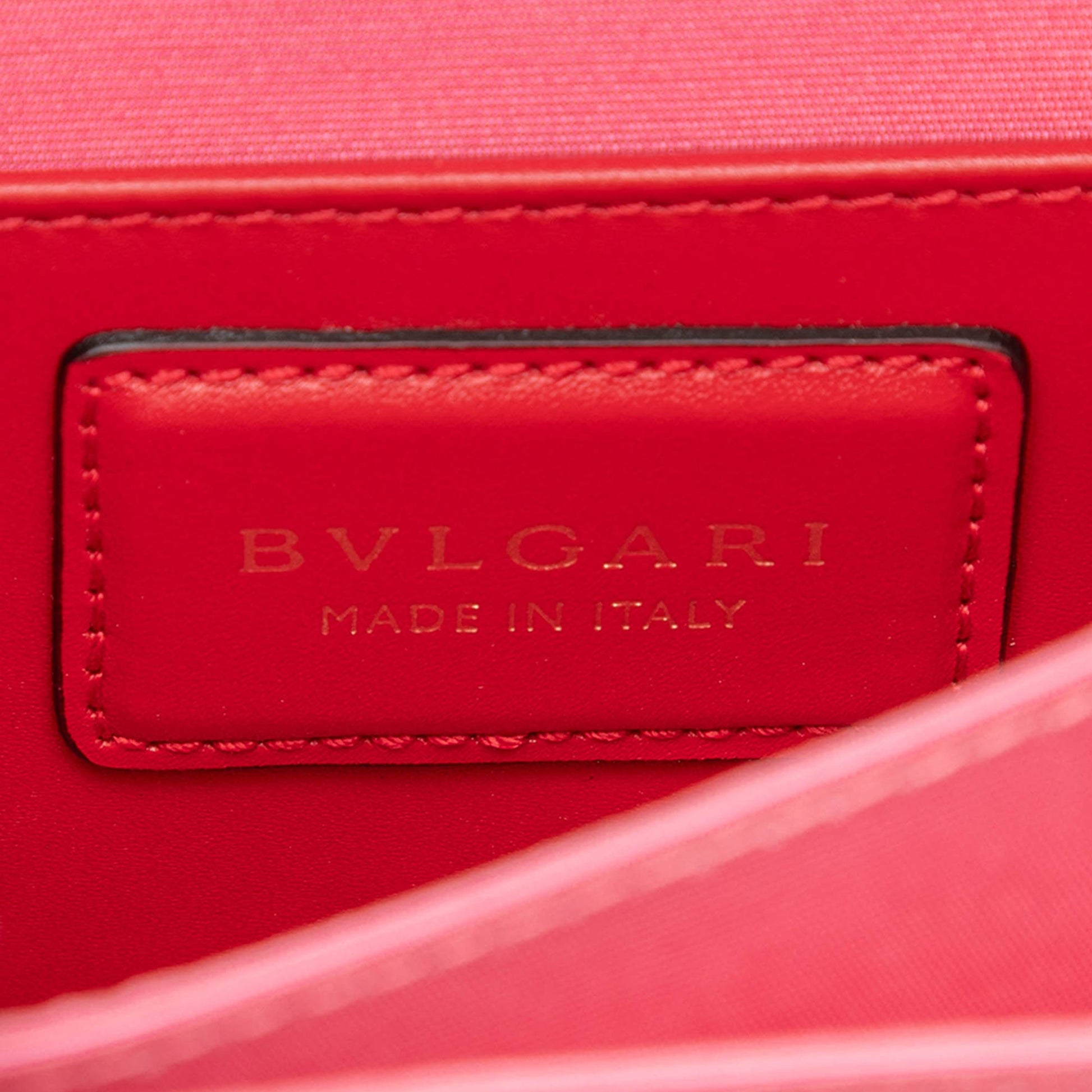 Bvlgari Small Calfskin Serpenti Forever Top Handle Bag