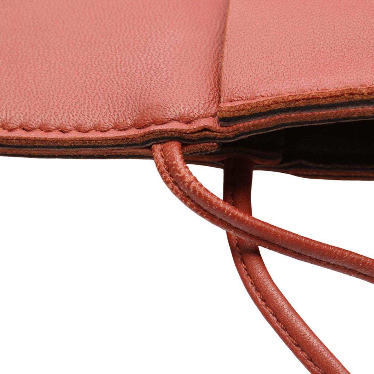 Bottega Veneta Large Lambskin Maxi Intrecciato Arco Tote — Brown