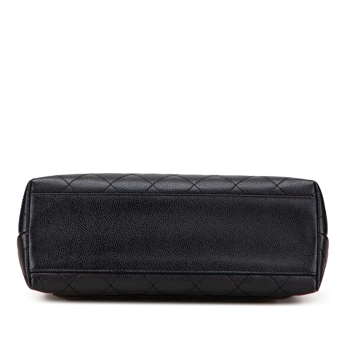 Chanel CC Quilted Caviar Kelly Top Handle Bag