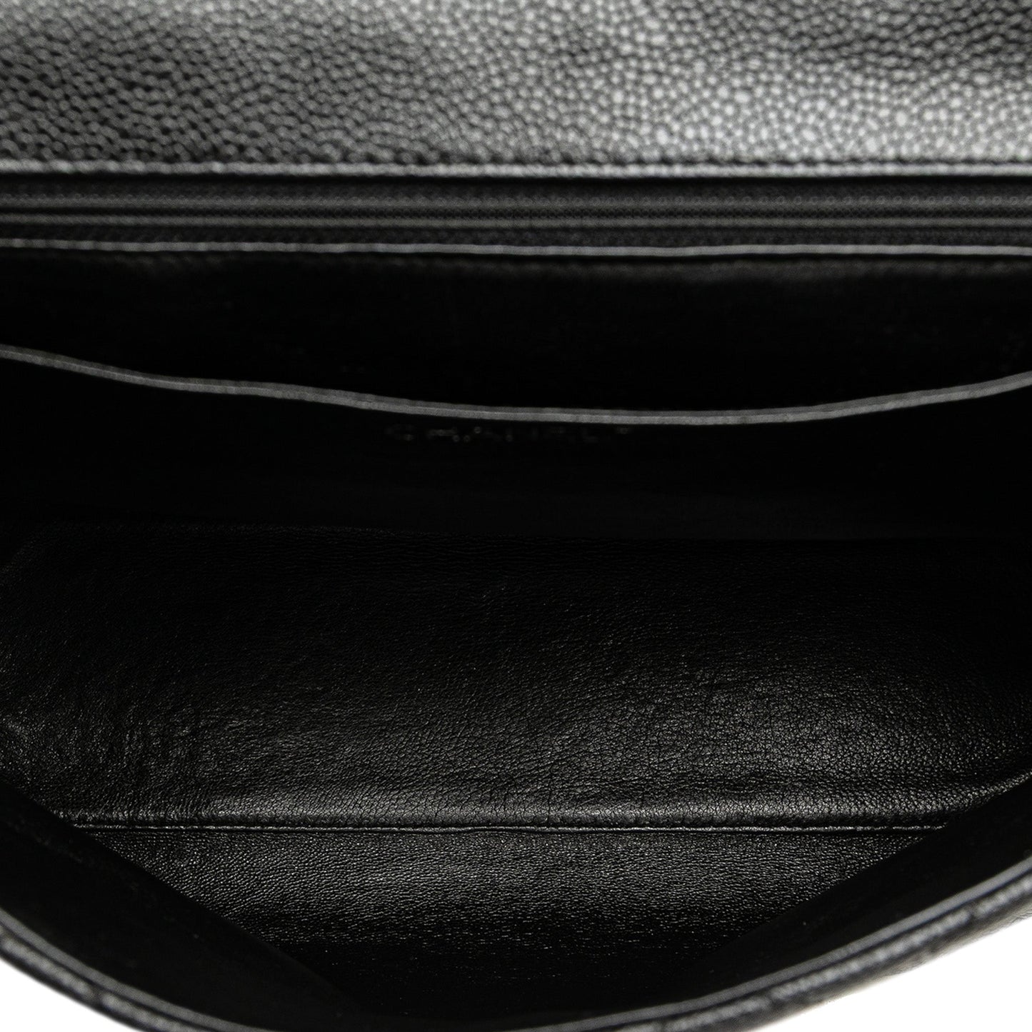 Chanel CC Quilted Caviar Kelly Top Handle Bag