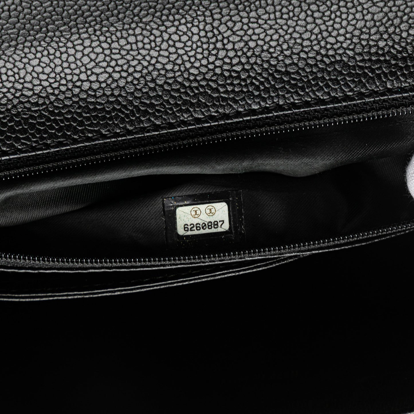 Chanel CC Quilted Caviar Kelly Top Handle Bag