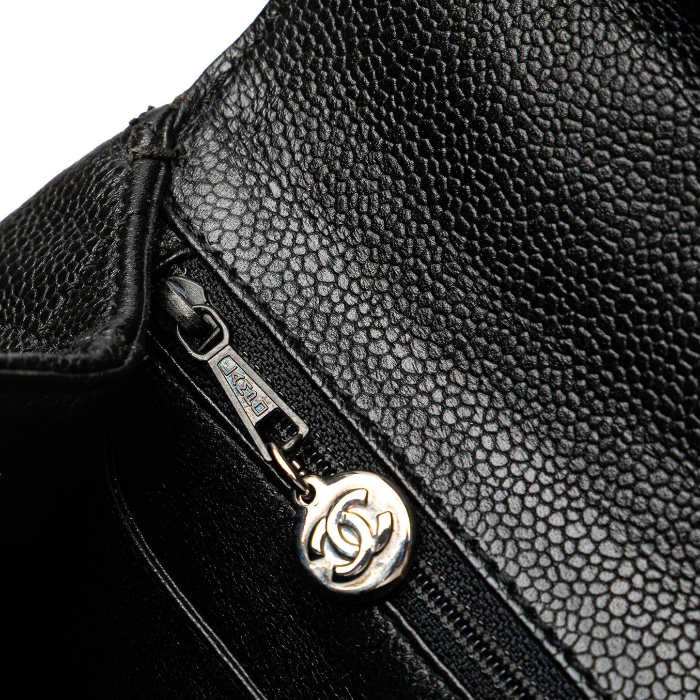 Chanel CC Quilted Caviar Kelly Top Handle Bag