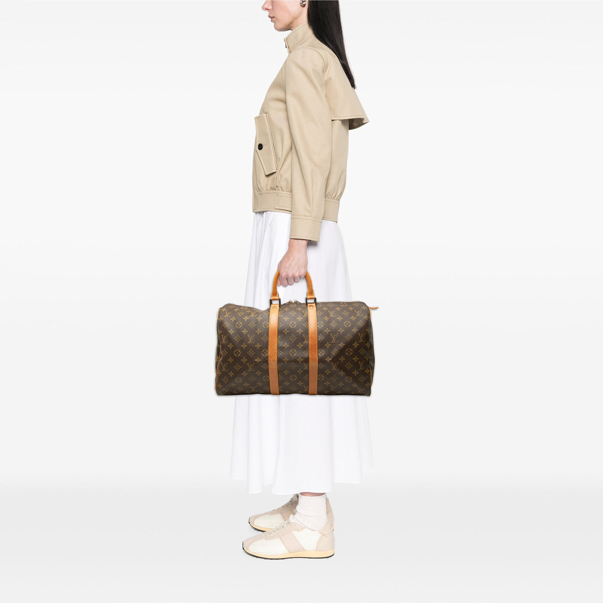 Louis Vuitton Monogram Keepall 45 — Brown