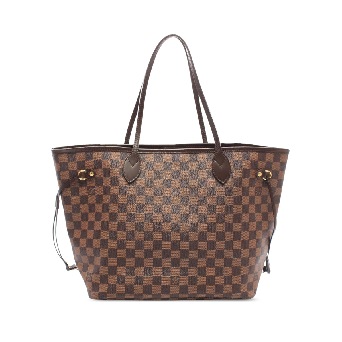 Louis Vuitton Damier Ebene Neverfull MM — Brown