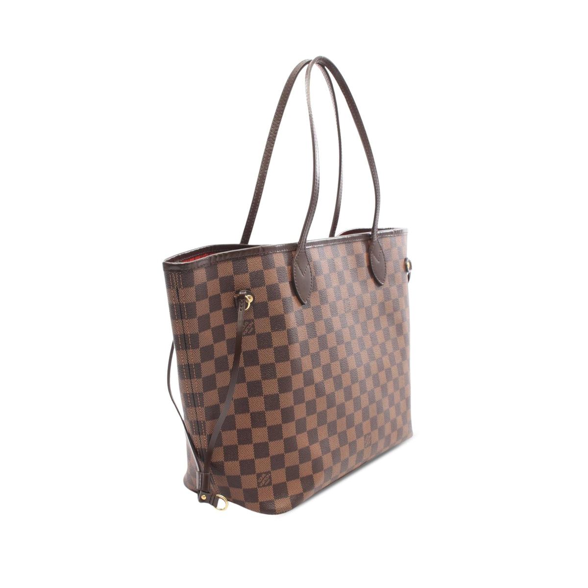 Louis Vuitton Damier Ebene Neverfull MM — Brown