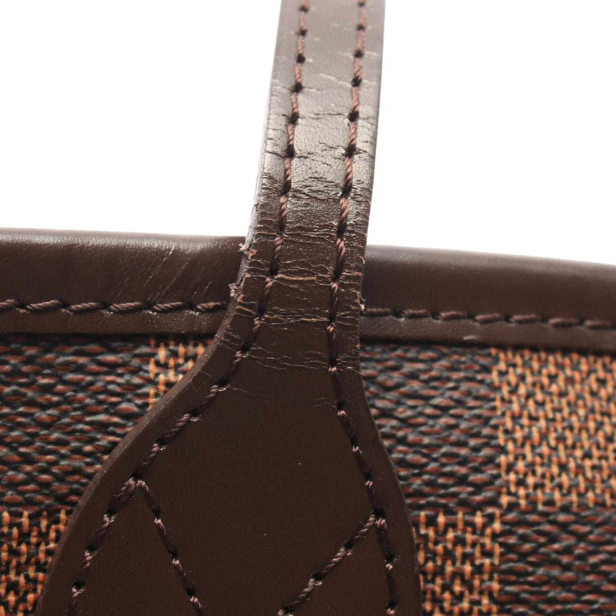 Louis Vuitton Damier Ebene Neverfull MM — Brown