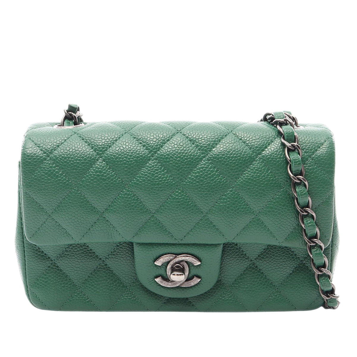 Chanel Mini Rectangular Classic Caviar Single Flap