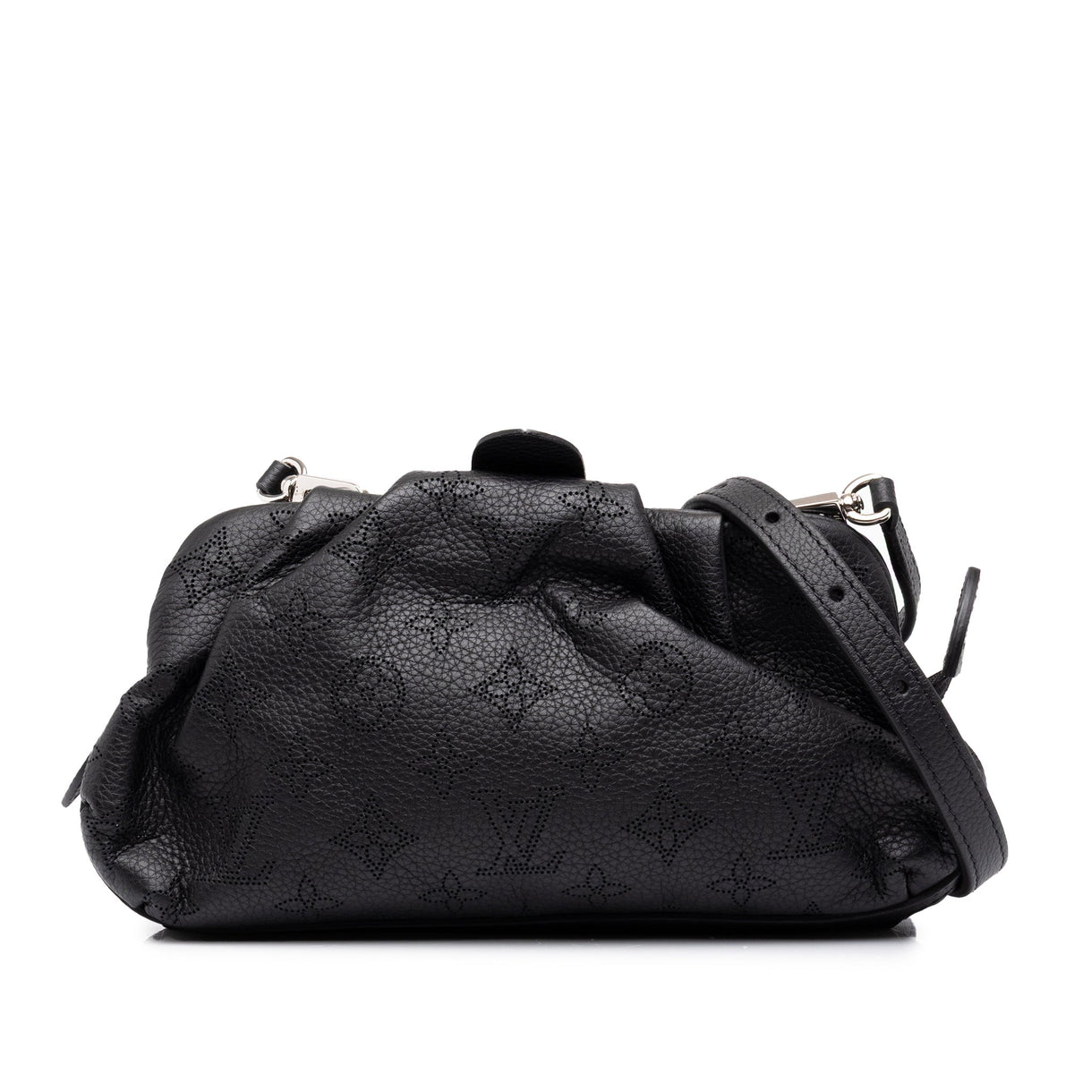 Louis Vuitton Monogram Mahina Scala Mini Pouch — Black