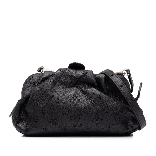 Louis Vuitton Monogram Mahina Scala Mini Pouch — Black