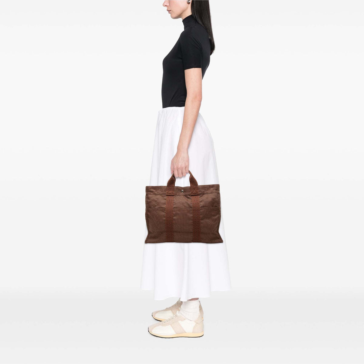Hermès Canvas Herline MM