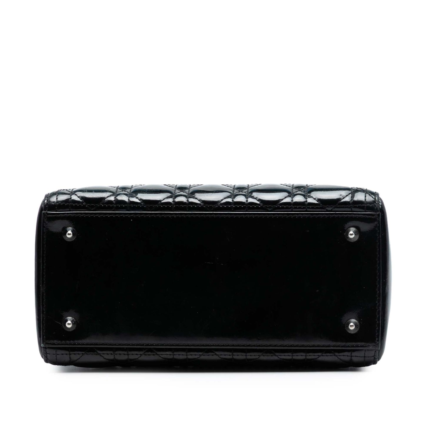 Dior Medium Patent Cannage Lady Dior